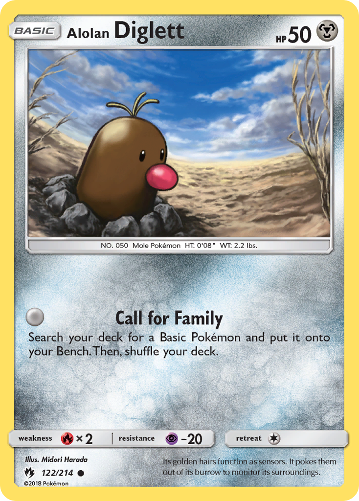 Alolan Diglett (122/214) [Sun & Moon: Lost Thunder] | Fandemonia Ltd