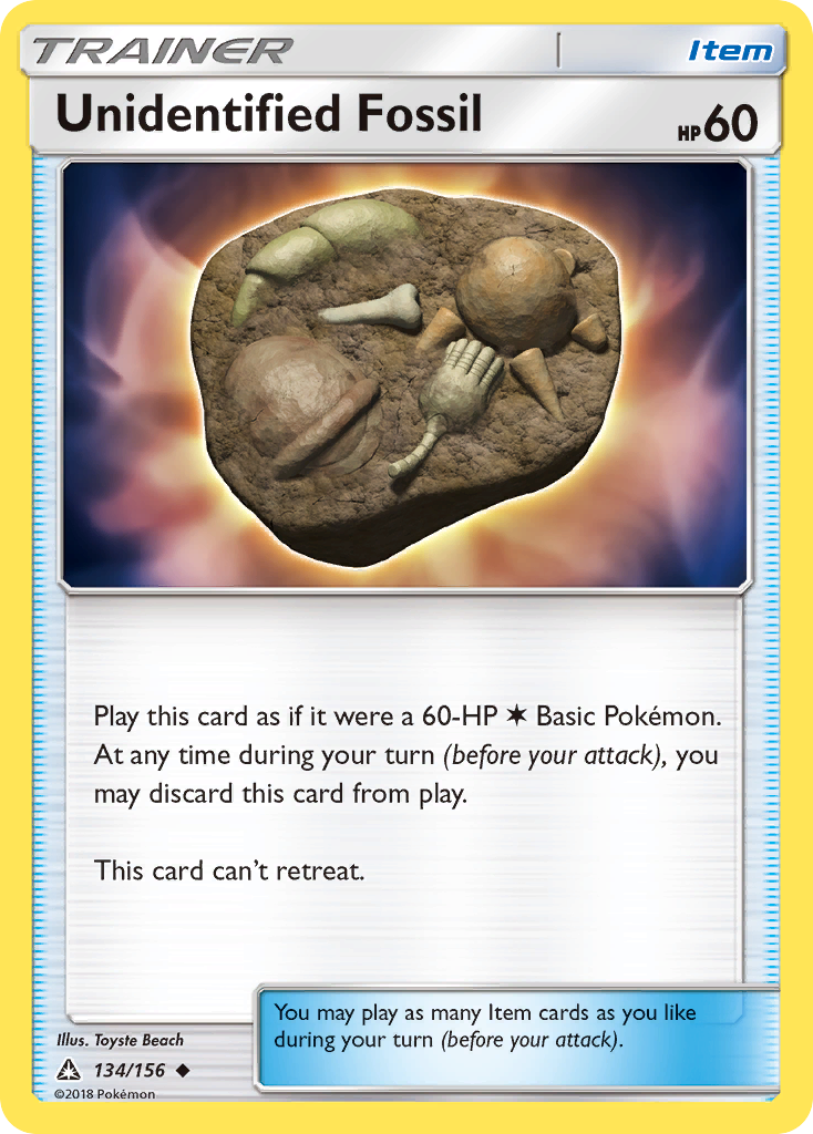 Unidentified Fossil (134/156) [Sun & Moon: Ultra Prism] | Fandemonia Ltd