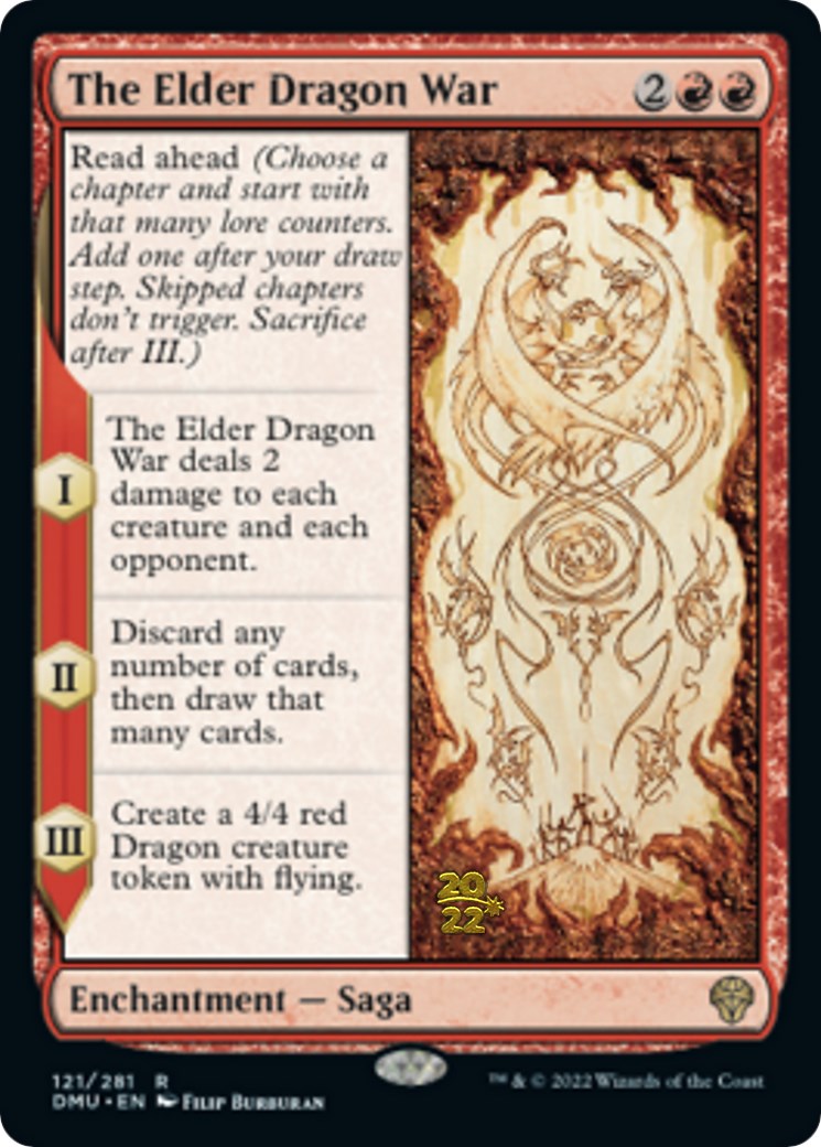 The Elder Dragon War [Dominaria United Prerelease Promos] | Fandemonia Ltd