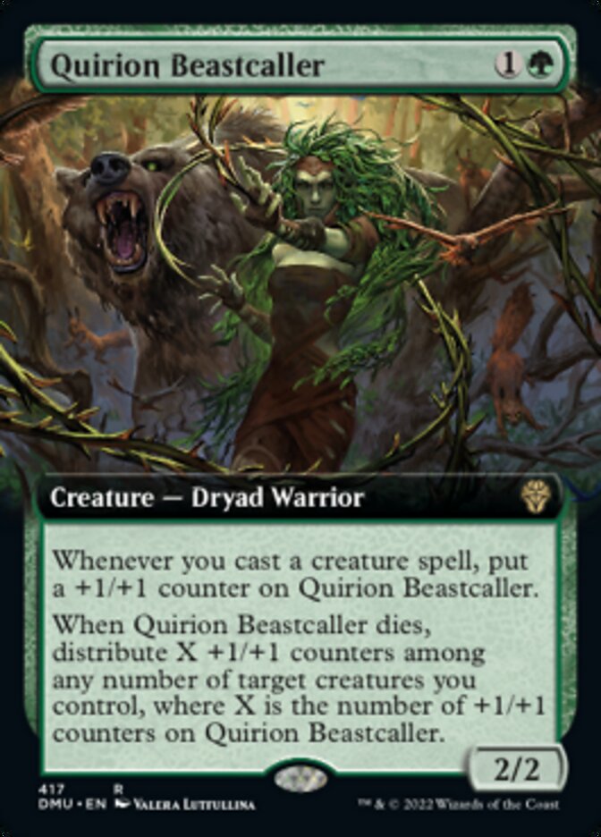 Quirion Beastcaller (Extended Art) [Dominaria United] | Fandemonia Ltd