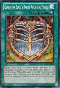 Gladiator Beast's Battle Archfiend Shield [AP03-EN022] Common | Fandemonia Ltd