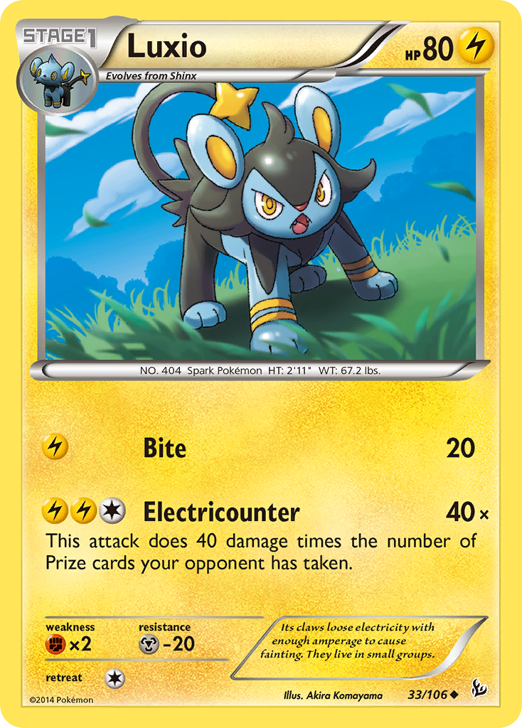 Luxio (33/106) [XY: Flashfire] | Fandemonia Ltd