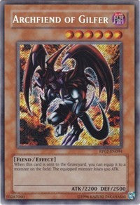 Archfiend of Gilfer [RP02-EN094] Secret Rare | Fandemonia Ltd