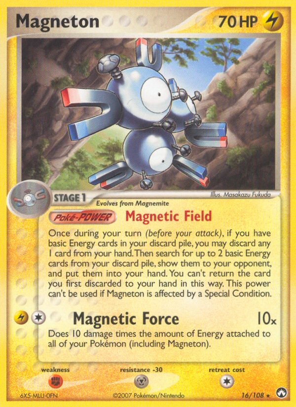 Magneton (16/108) [EX: Power Keepers] | Fandemonia Ltd