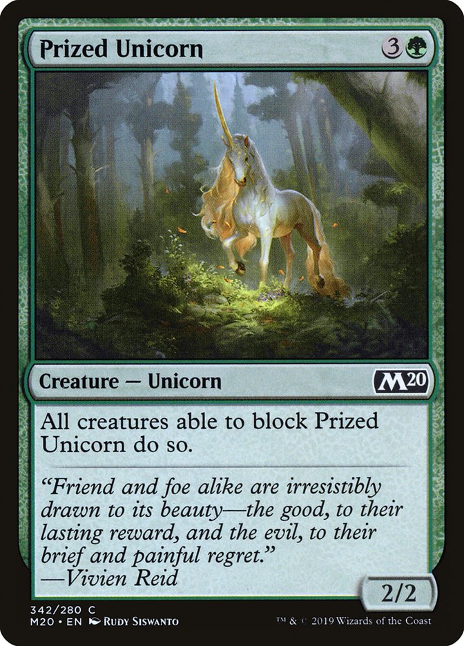 Prized Unicorn [Core Set 2020] | Fandemonia Ltd