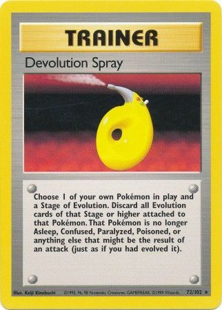 Devolution Spray (72/102) [Base Set Unlimited] | Fandemonia Ltd