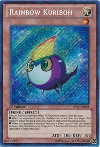 Rainbow Kuriboh [LVAL-EN004] Secret Rare | Fandemonia Ltd