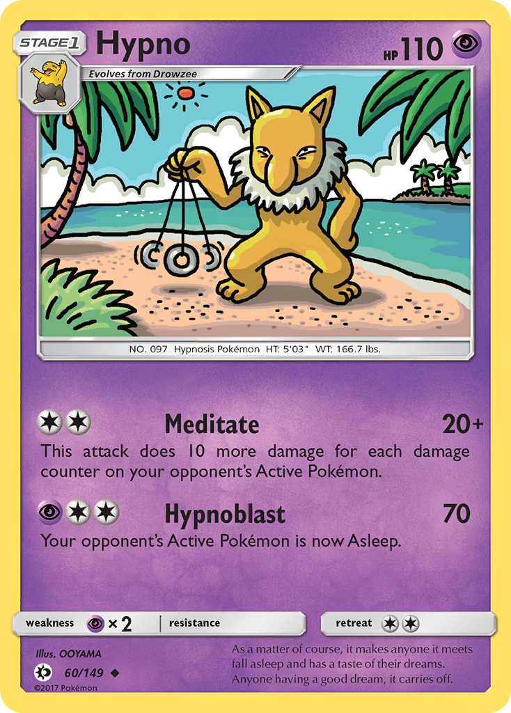 Hypno (60/149) [Sun & Moon: Base Set] | Fandemonia Ltd