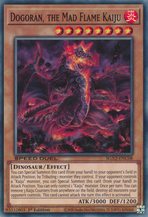 Dogoran, the Mad Flame Kaiju [SGX2-ENC08] Common | Fandemonia Ltd