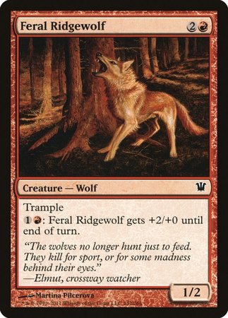 Feral Ridgewolf [Innistrad] | Fandemonia Ltd