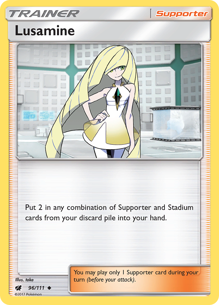 Lusamine (96/111) [Sun & Moon: Crimson Invasion] | Fandemonia Ltd