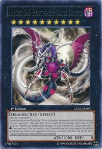 Number C92: Heart-eartH Chaos Dragon [LVAL-EN050] Rare | Fandemonia Ltd