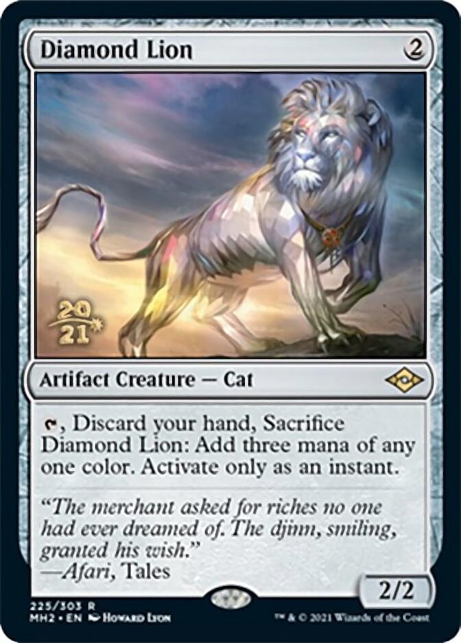 Diamond Lion [Modern Horizons 2 Prerelease Promos] | Fandemonia Ltd