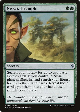 Nissa's Triumph [War of the Spark] | Fandemonia Ltd