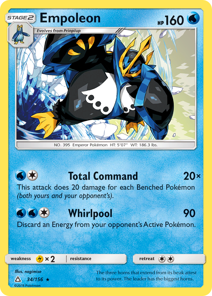 Empoleon (34/156) [Sun & Moon: Ultra Prism] | Fandemonia Ltd