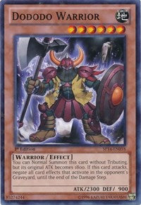 Dododo Warrior [SP14-EN018] Starfoil Rare | Fandemonia Ltd