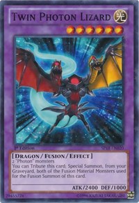 Twin Photon Lizard [SP14-EN020] Starfoil Rare | Fandemonia Ltd