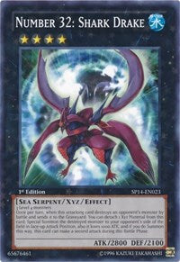 Number 32: Shark Drake [SP14-EN023] Starfoil Rare | Fandemonia Ltd