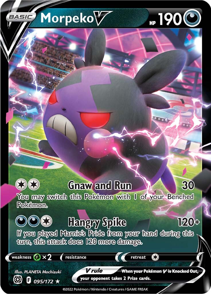 Morpeko V (095/172) [Sword & Shield: Brilliant Stars] | Fandemonia Ltd