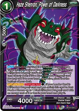 Haze Shenron, Power of Darkness (BT14-134) [Cross Spirits] | Fandemonia Ltd