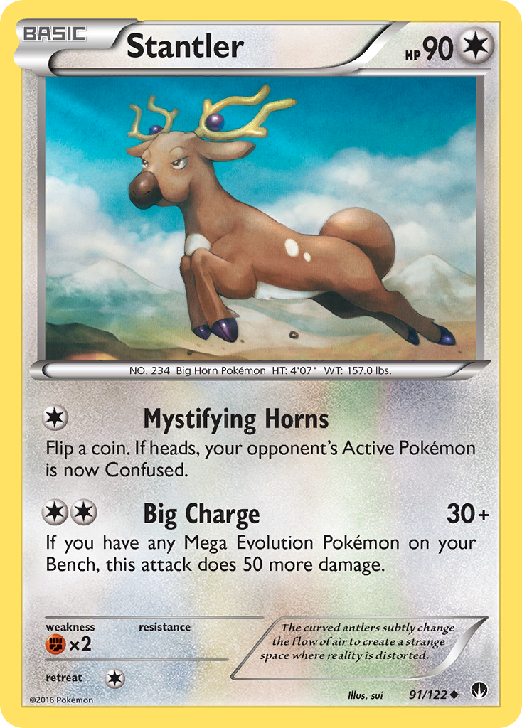 Stantler (91/122) [XY: BREAKpoint] | Fandemonia Ltd