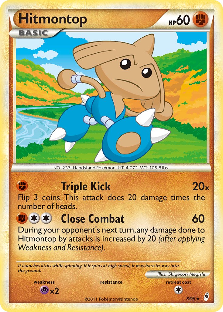 Hitmontop (8/95) (Theme Deck Exclusive) [HeartGold & SoulSilver: Call of Legends] | Fandemonia Ltd