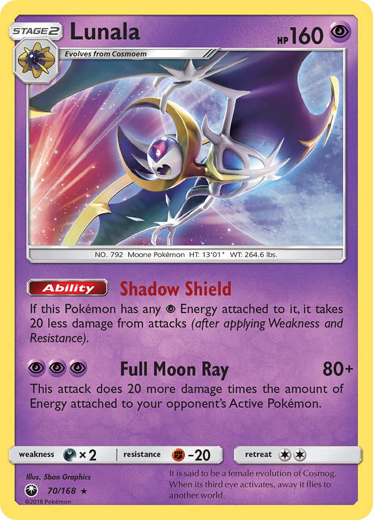 Lunala (70/168) [Sun & Moon: Celestial Storm] | Fandemonia Ltd