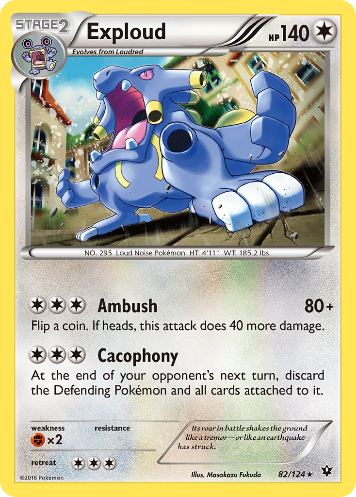 Exploud (82/124) [XY: Fates Collide] | Fandemonia Ltd