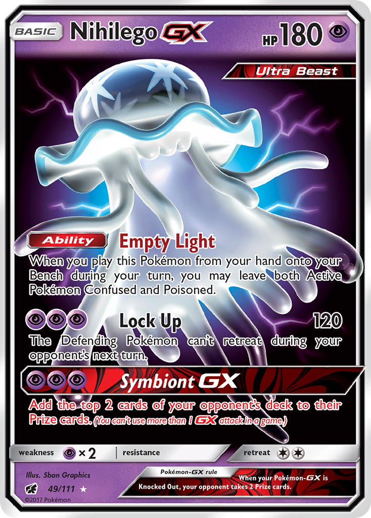 Nihilego GX (49/111) [Sun & Moon: Crimson Invasion] | Fandemonia Ltd