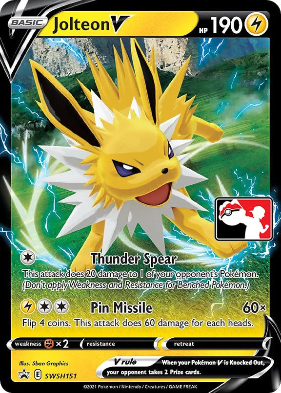 Jolteon V (SWSH151) [Prize Pack Series One] | Fandemonia Ltd