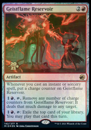 Geistflame Reservoir [Innistrad: Midnight Hunt Prerelease Promos] | Fandemonia Ltd