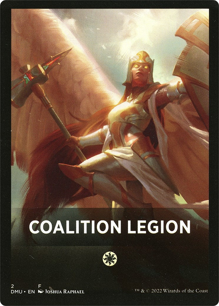 Coalition Legion Theme Card [Dominaria United Tokens] | Fandemonia Ltd