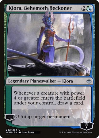 Kiora, Behemoth Beckoner [War of the Spark] | Fandemonia Ltd