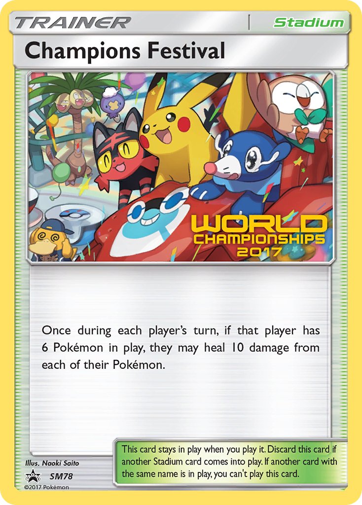 Champions Festival (SM78) (2017 Champion) [Sun & Moon: Black Star Promos] | Fandemonia Ltd