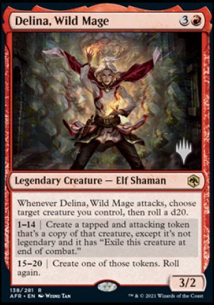 Delina, Wild Mage (Promo Pack) [Dungeons & Dragons: Adventures in the Forgotten Realms Promos] | Fandemonia Ltd