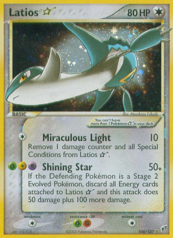 Latios Star (106/107) [EX: Deoxys] | Fandemonia Ltd