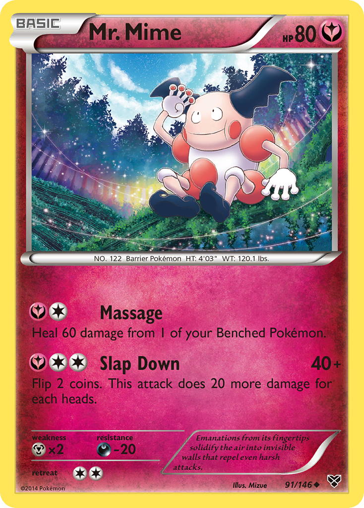 Mr. Mime (91/146) [XY: Base Set] | Fandemonia Ltd