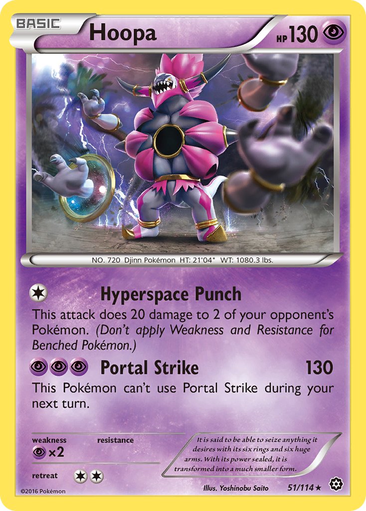 Hoopa (51/114) (Theme Deck Exclusive) [XY: Steam Siege] | Fandemonia Ltd