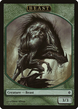 Beast Token [New Phyrexia Tokens] | Fandemonia Ltd