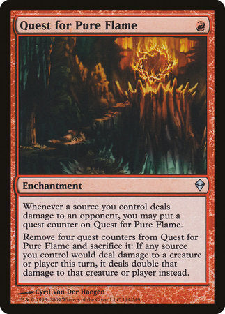 Quest for Pure Flame [Zendikar] | Fandemonia Ltd