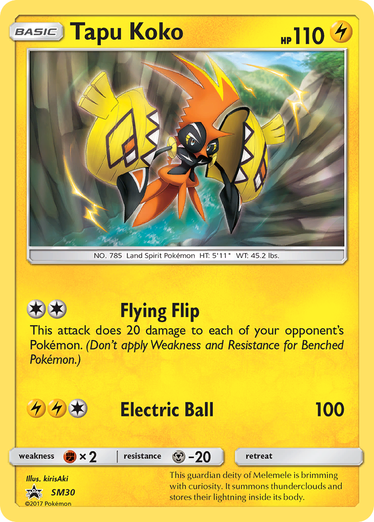 Tapu Koko (SM30) [Sun & Moon: Black Star Promos] | Fandemonia Ltd