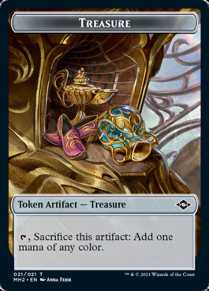 Treasure Token (#21) [Modern Horizons 2 Tokens] | Fandemonia Ltd