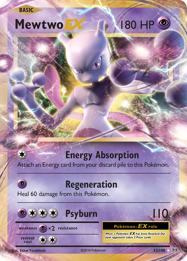 Mewtwo EX (52/108) [XY: Evolutions] | Fandemonia Ltd