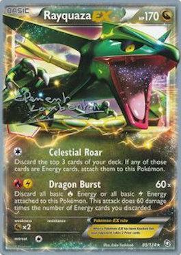 Rayquaza EX (85/124) (Anguille Sous Roche - Clement Lamberton) [World Championships 2013] | Fandemonia Ltd