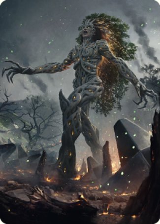 Titania, Gaea Incarnate Art Card [The Brothers' War Art Series] | Fandemonia Ltd