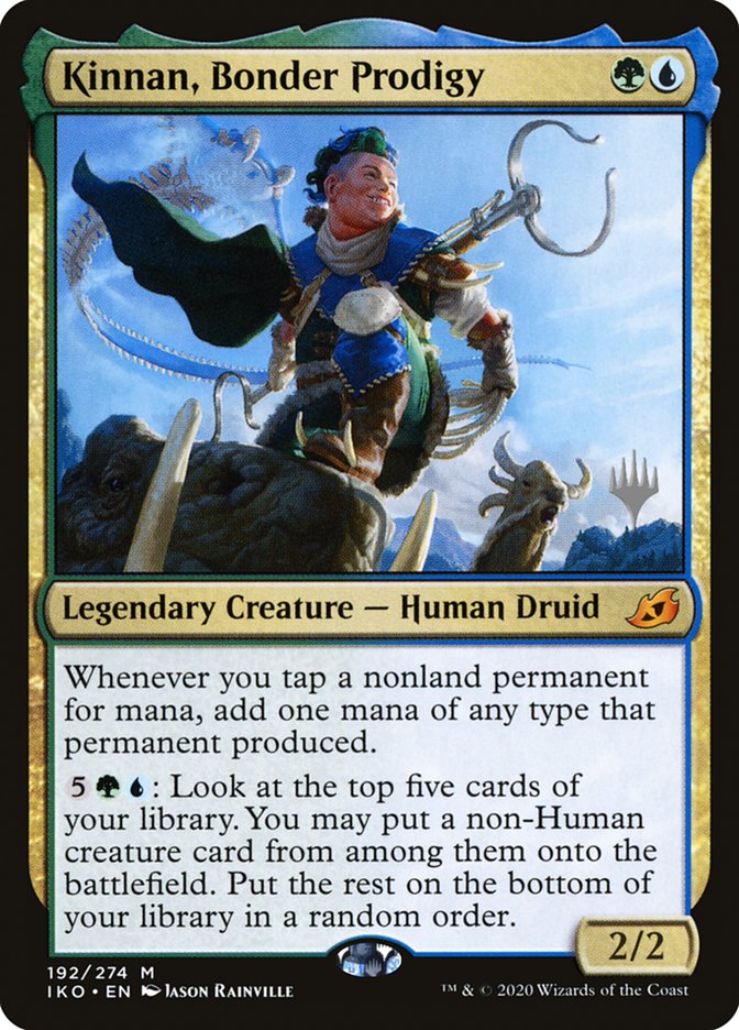 Kinnan, Bonder Prodigy (Promo Pack) [Ikoria: Lair of Behemoths Promos] | Fandemonia Ltd