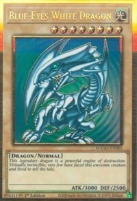 Blue-Eyes White Dragon [MAGO-EN001] Gold Rare | Fandemonia Ltd