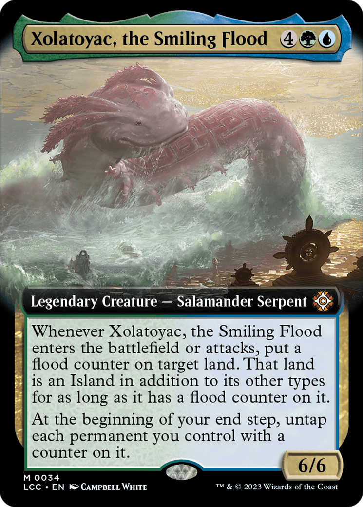 Xolatoyac, the Smiling Flood (Extended Art) [The Lost Caverns of Ixalan Commander] | Fandemonia Ltd