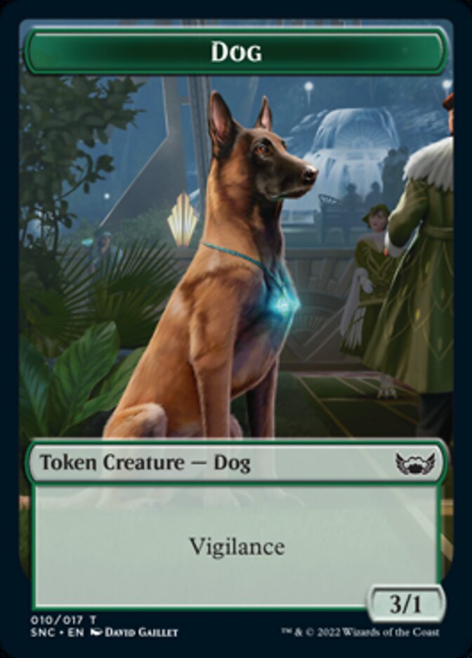 Devil // Dog Double-sided Token [Streets of New Capenna Tokens] | Fandemonia Ltd