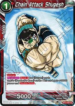 Chain Attack Shugesh (Uncommon) [BT13-008] | Fandemonia Ltd